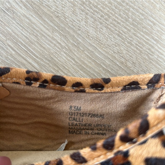 Altar’d State Calli Leopard Print Calf Hair Slip On Sneakers 8.5 Cheetah - Picture 5 of 6